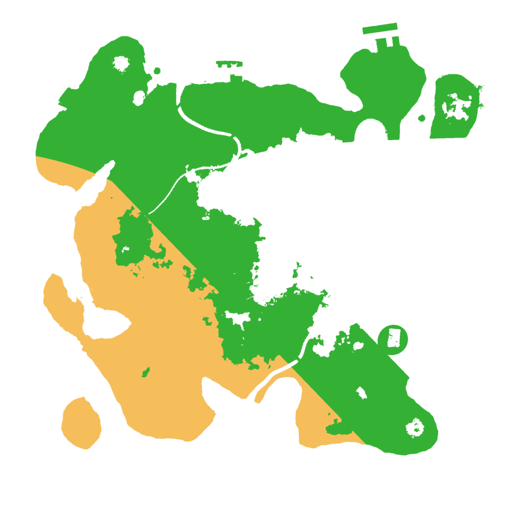 Biome Rust Map: Procedural Map, Size: 3000, Seed: 2408810