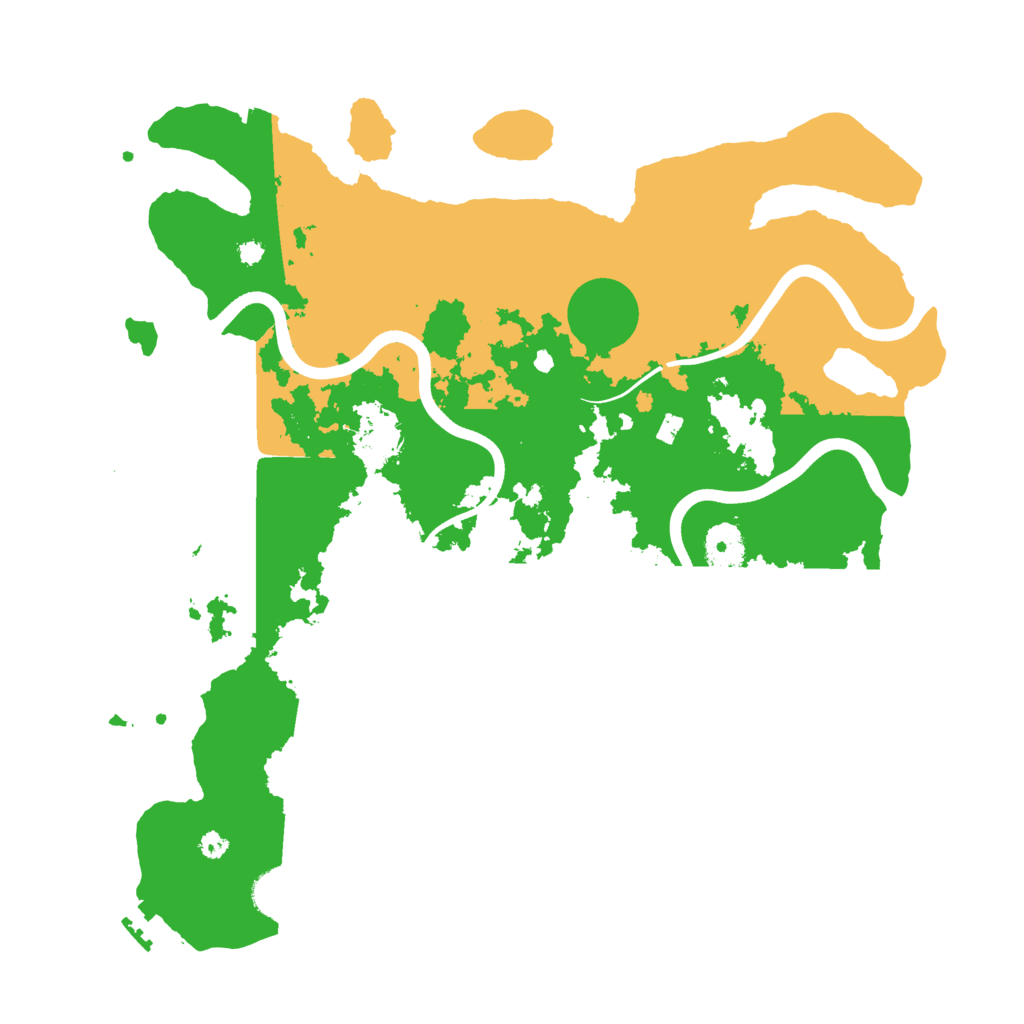 Biome Rust Map: Procedural Map, Size: 3800, Seed: 732632435