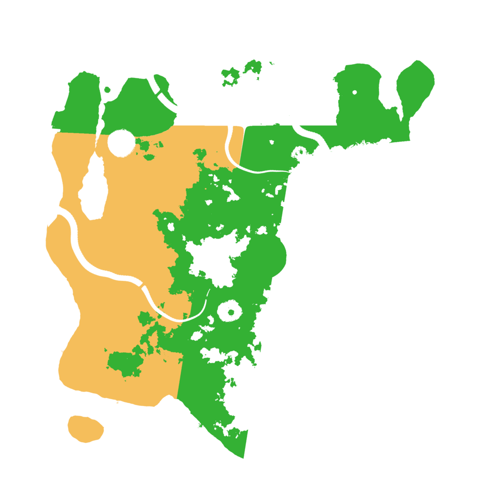 Biome Rust Map: Procedural Map, Size: 3300, Seed: 3300