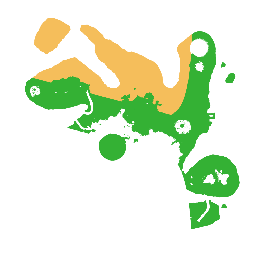 Biome Rust Map: Procedural Map, Size: 2600, Seed: 361