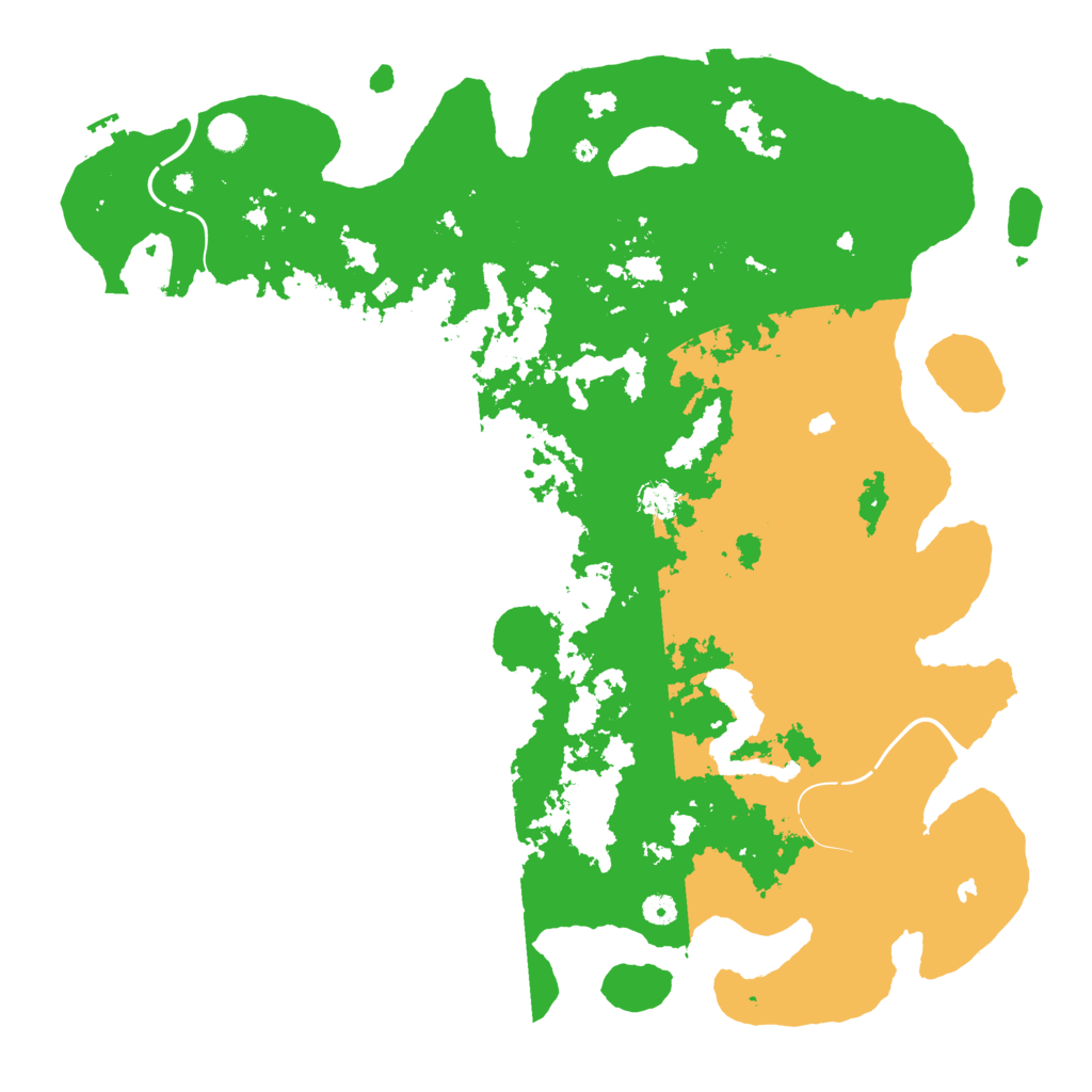 Biome Rust Map: Procedural Map, Size: 5000, Seed: 1000852