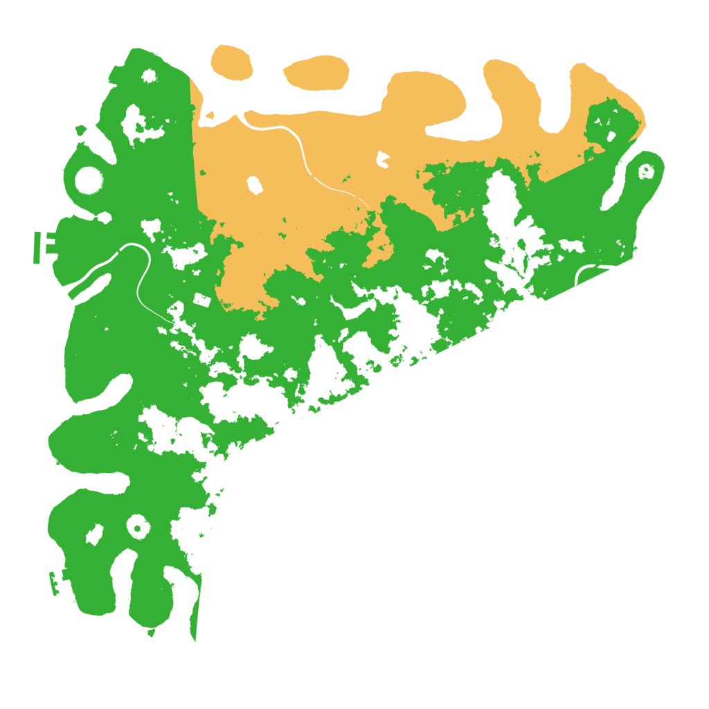 Biome Rust Map: Procedural Map, Size: 4500, Seed: 807