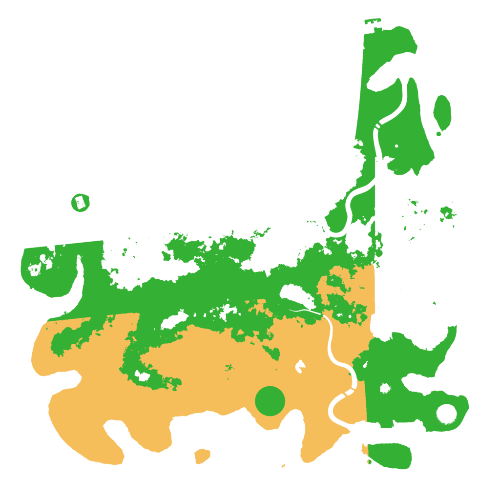 Biome Rust Map: Procedural Map, Size: 4400, Seed: 7012021
