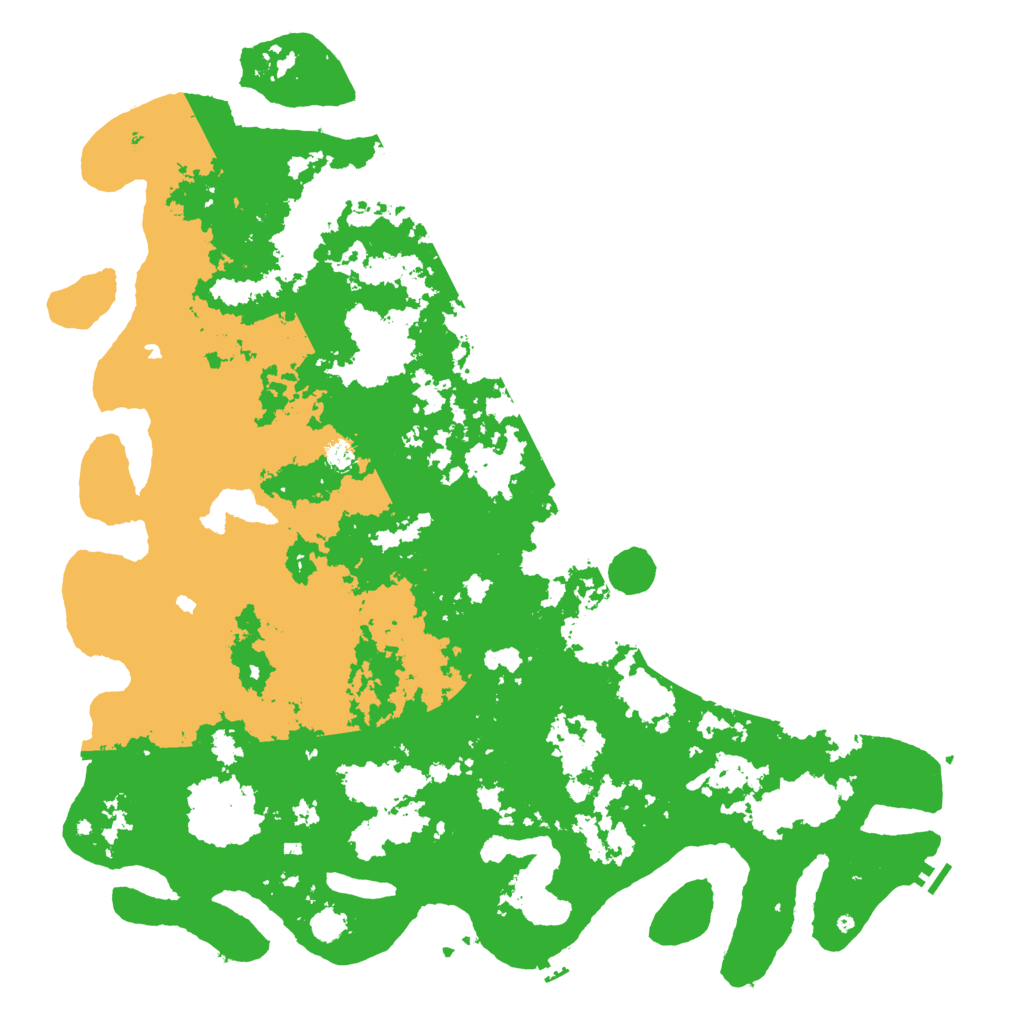 Biome Rust Map: Procedural Map, Size: 6000, Seed: 486271855