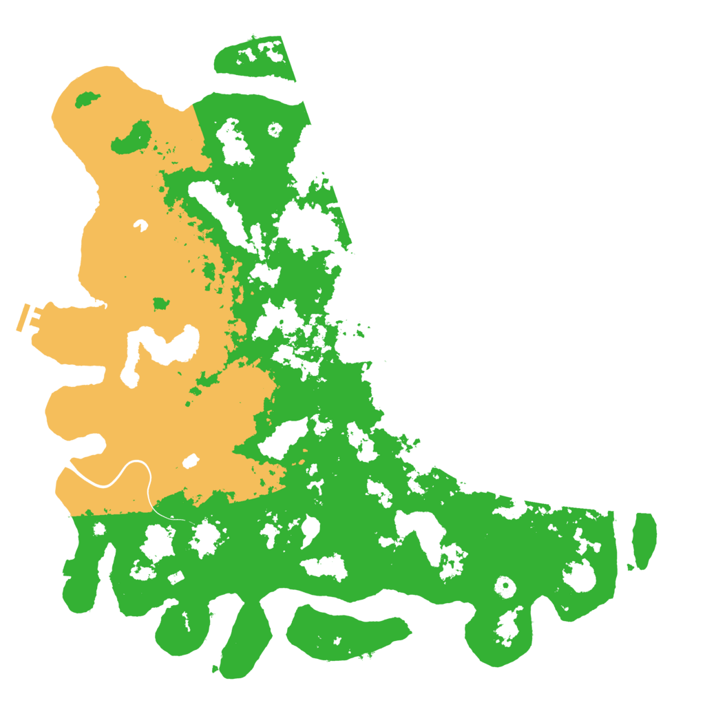 Biome Rust Map: Procedural Map, Size: 5000, Seed: 6532