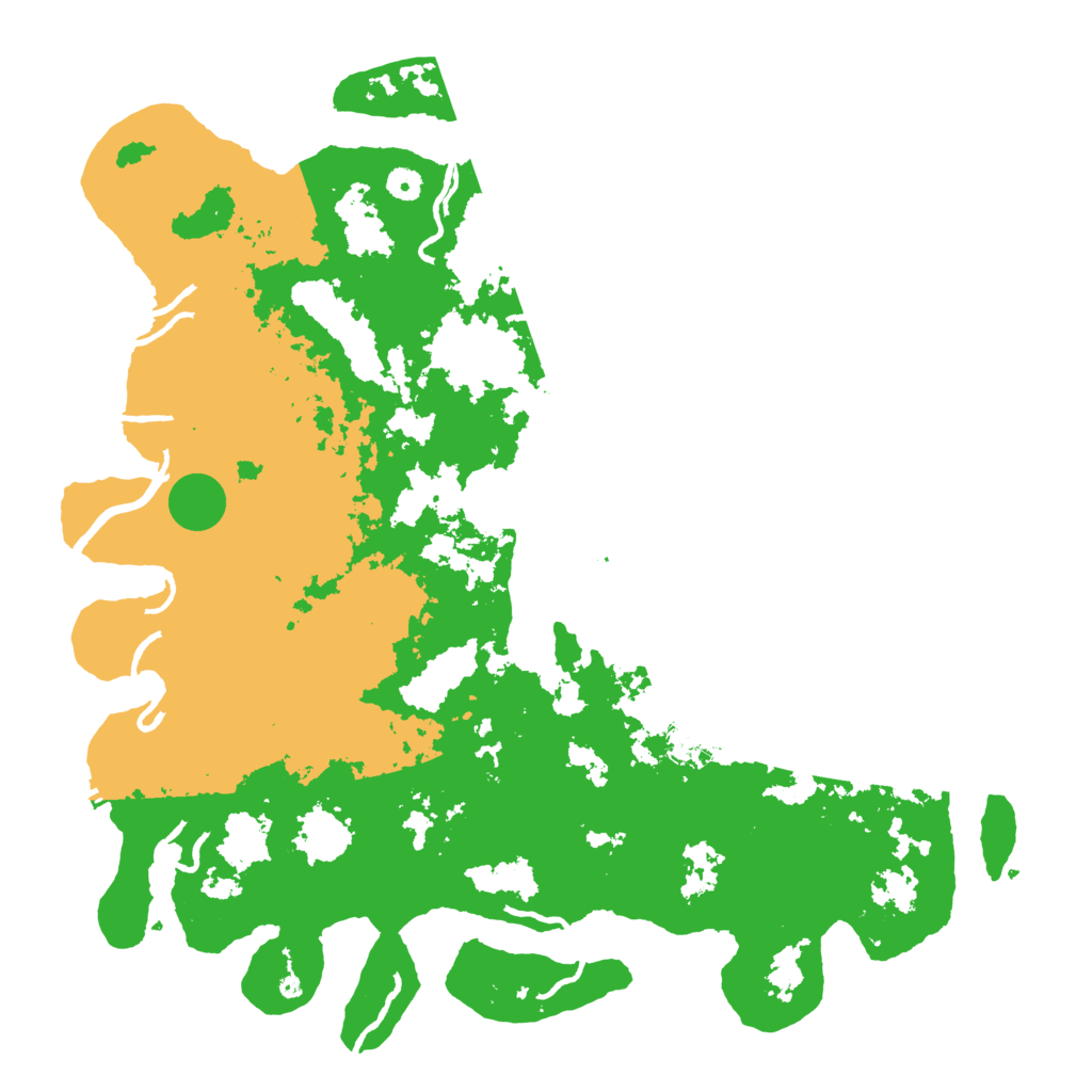 Biome Rust Map: Procedural Map, Size: 5000, Seed: 6532