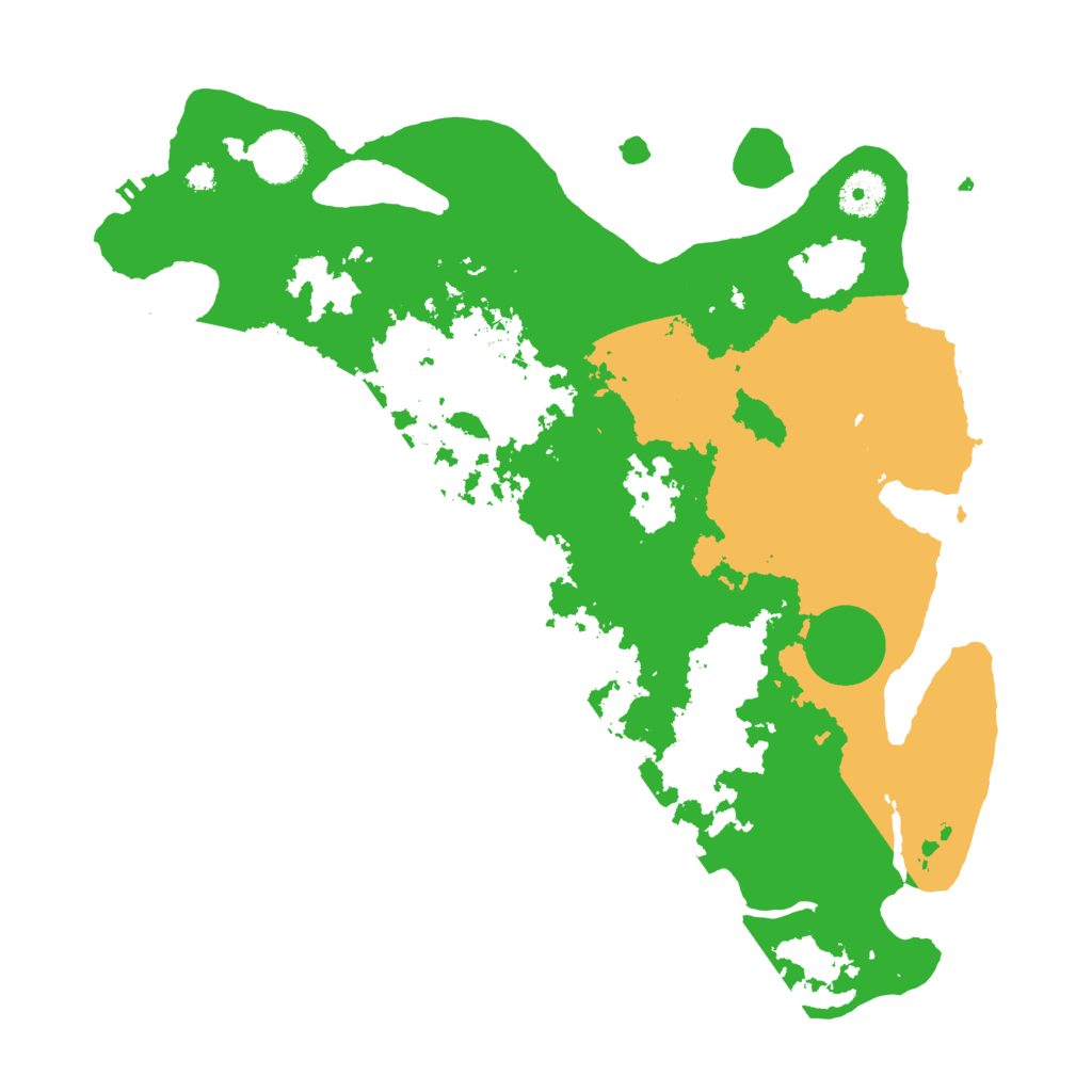 Biome Rust Map: Procedural Map, Size: 3600, Seed: 723452