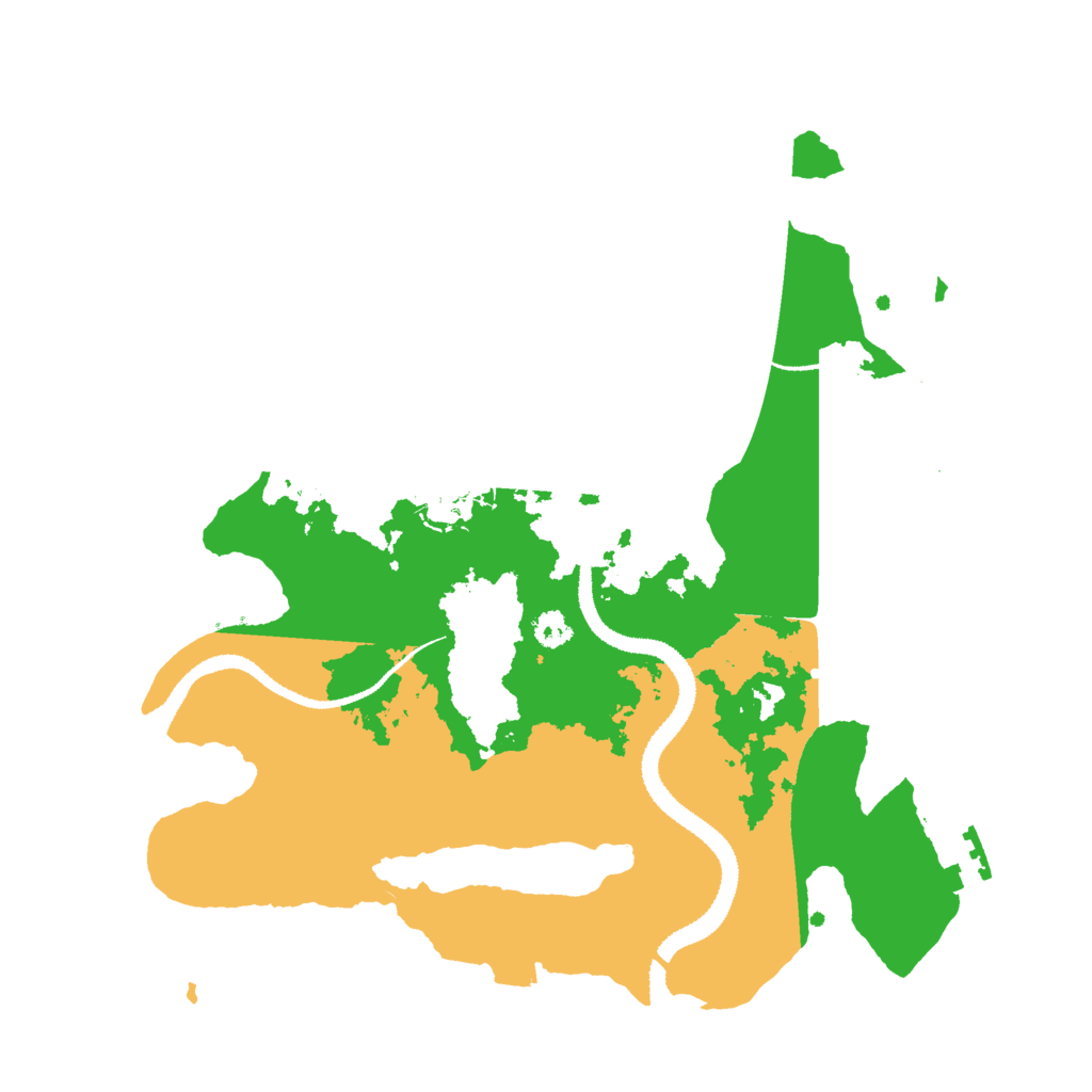 Biome Rust Map: Procedural Map, Size: 3000, Seed: 811303