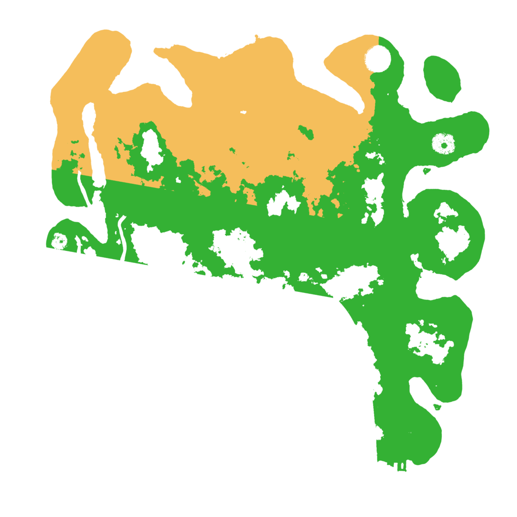 Biome Rust Map: Procedural Map, Size: 3500, Seed: 809997166