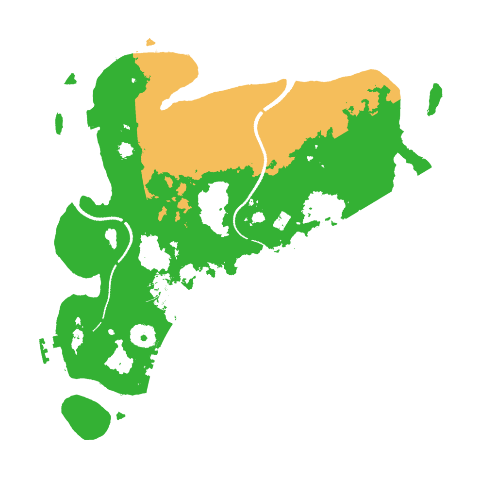 Biome Rust Map: Procedural Map, Size: 3000, Seed: 7640139