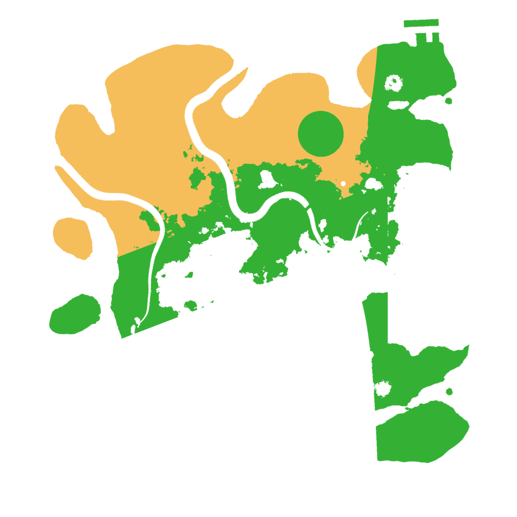 Biome Rust Map: Procedural Map, Size: 3000, Seed: 213122