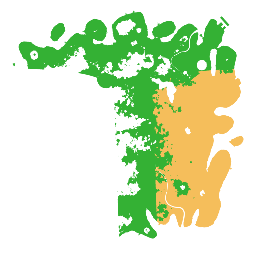 Biome Rust Map: Procedural Map, Size: 4500, Seed: 943112841