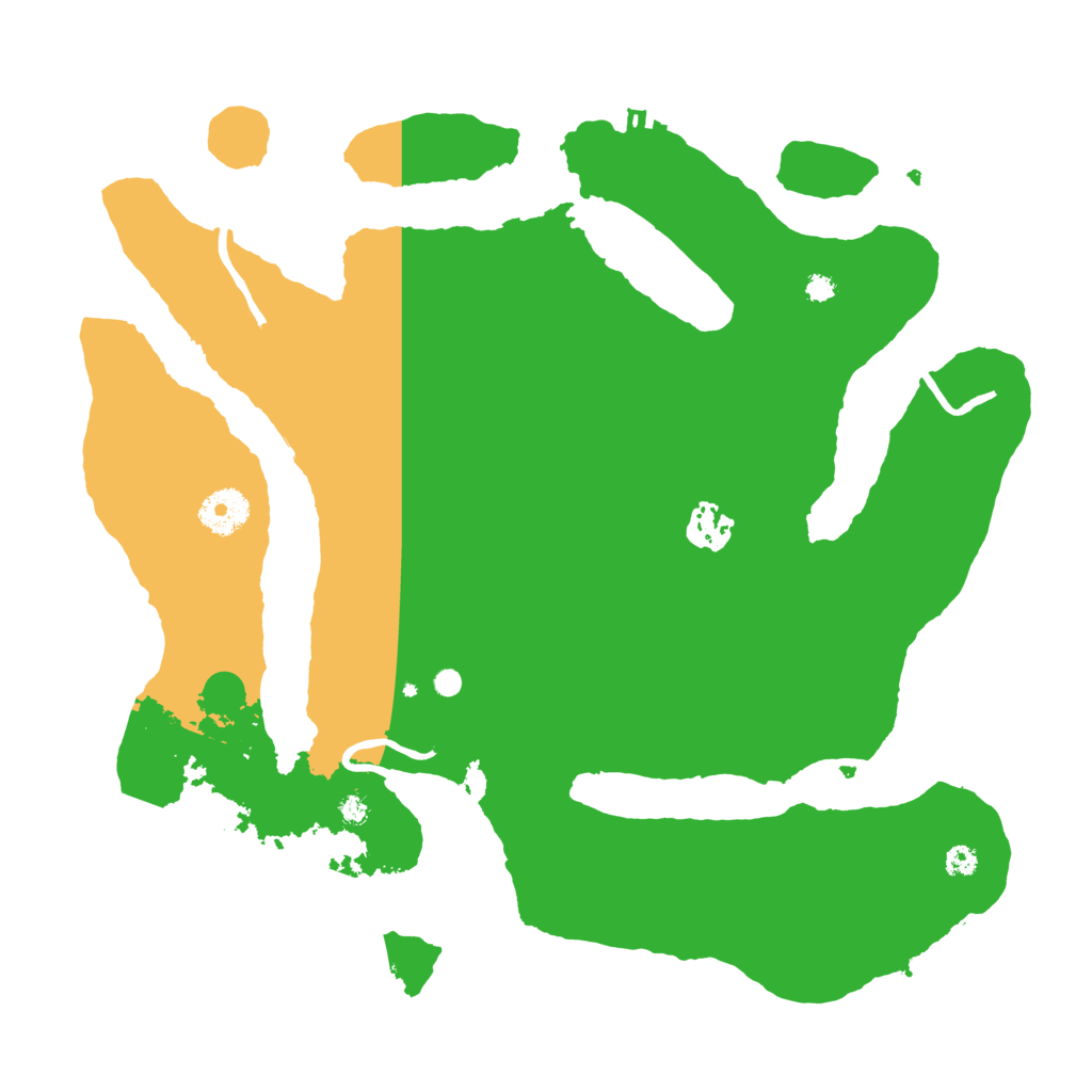 Biome Rust Map: Procedural Map, Size: 3500, Seed: 1134522496