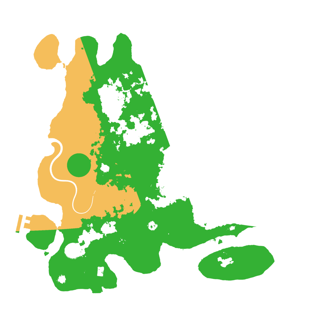 Biome Rust Map: Procedural Map, Size: 3500, Seed: 16354
