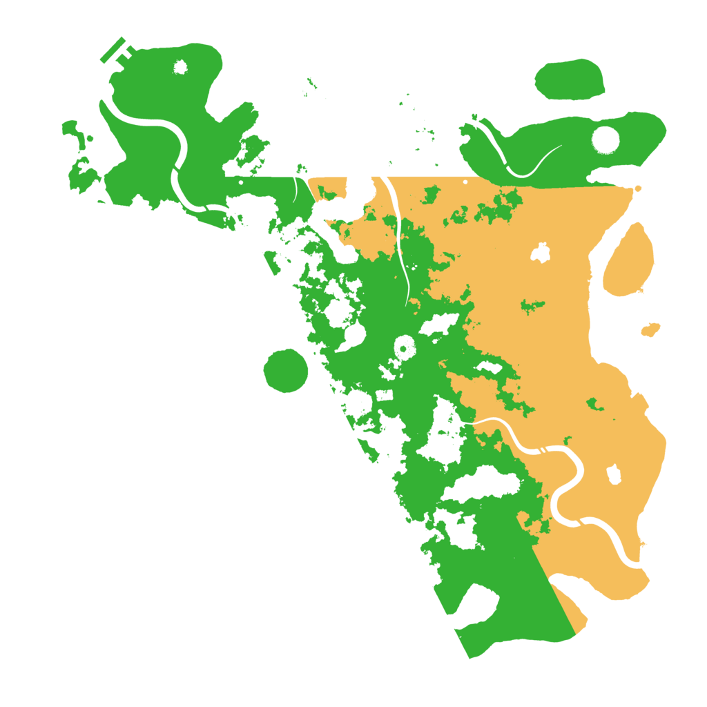 Biome Rust Map: Procedural Map, Size: 4500, Seed: 853414849