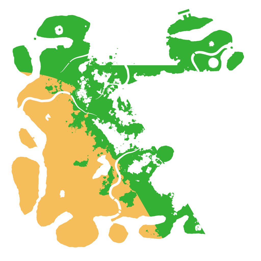 Biome Rust Map: Procedural Map, Size: 4500, Seed: 2381631