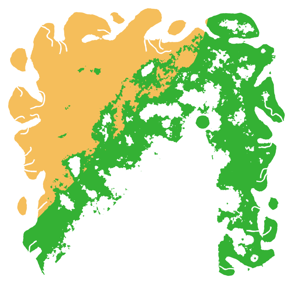 Biome Rust Map: Procedural Map, Size: 6000, Seed: 119952012