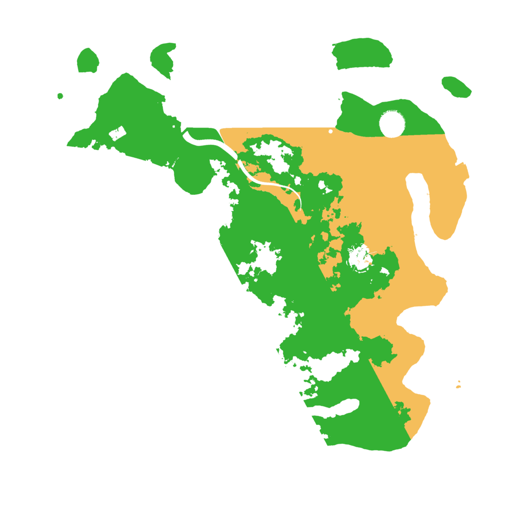 Biome Rust Map: Procedural Map, Size: 3500, Seed: 71449174