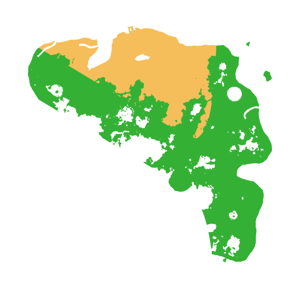 Biome Rust Map: Procedural Map, Size: 3600, Seed: 82492034