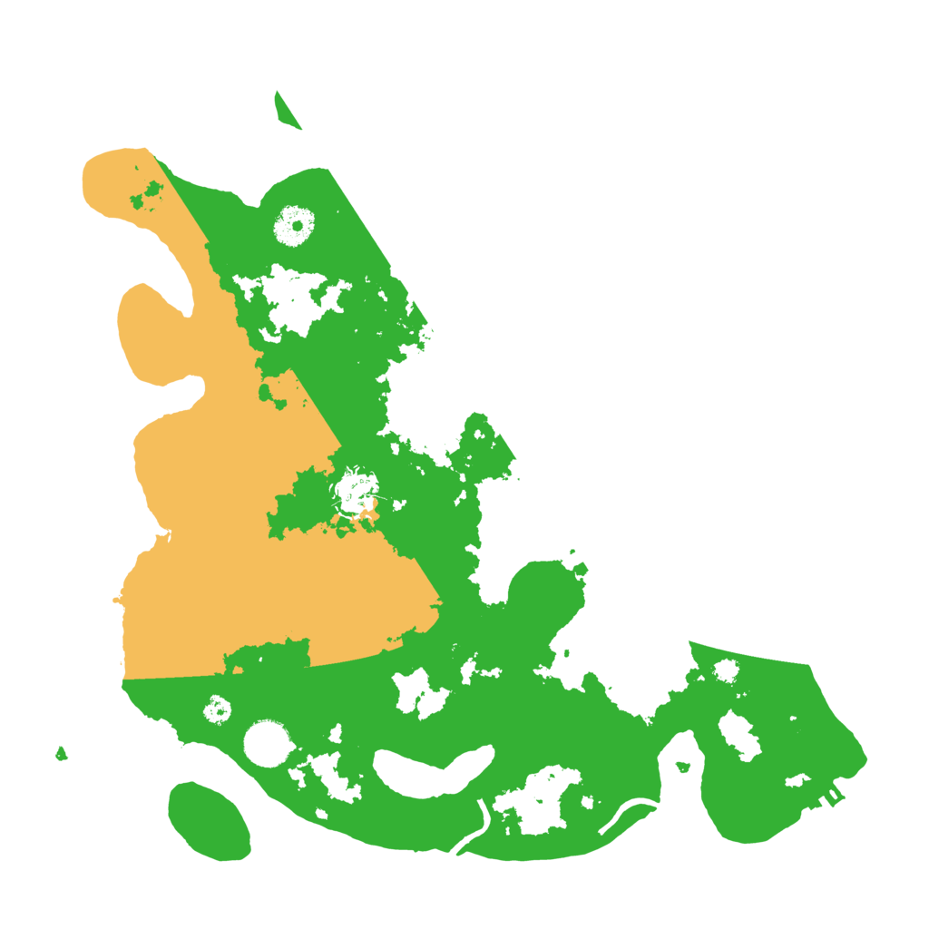 Biome Rust Map: Procedural Map, Size: 3500, Seed: 907564