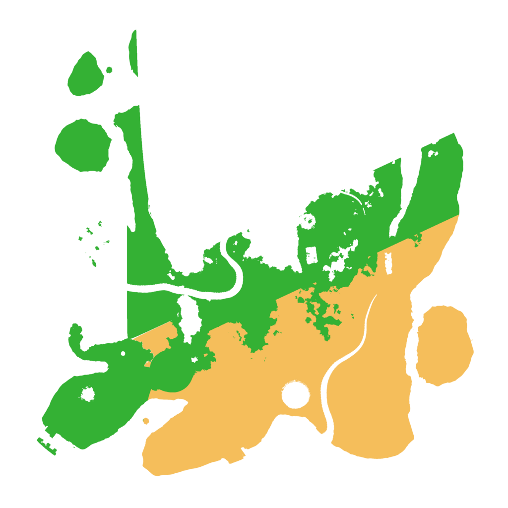 Biome Rust Map: Procedural Map, Size: 3250, Seed: 92278