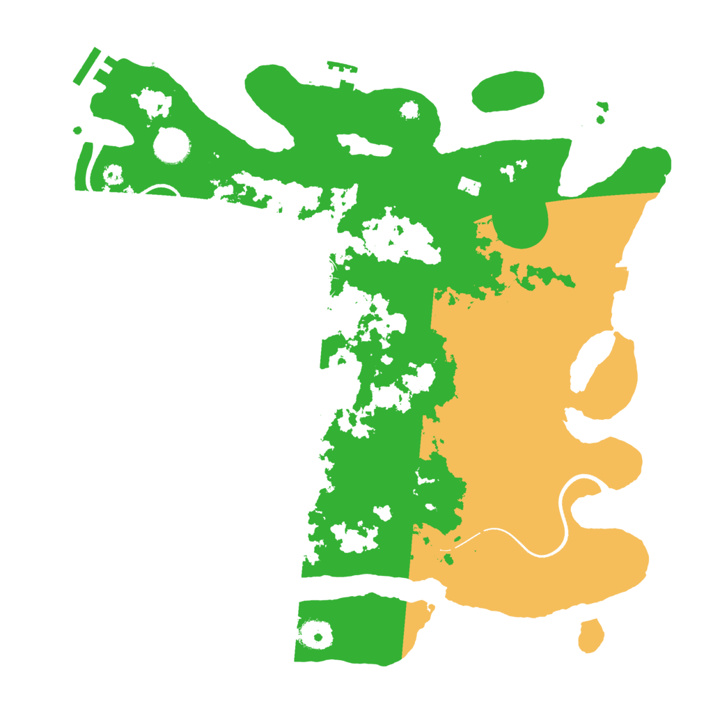 Biome Rust Map: Procedural Map, Size: 3500, Seed: 69684158