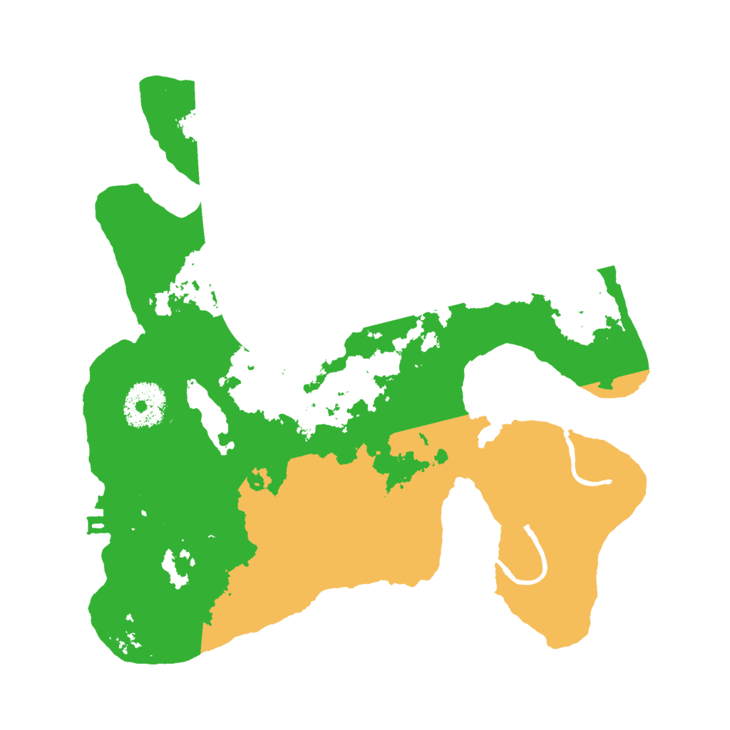 Biome Rust Map: Procedural Map, Size: 2502, Seed: 1