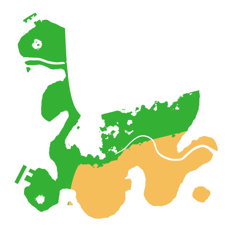 Biome Rust Map: Procedural Map, Size: 2502, Seed: 1