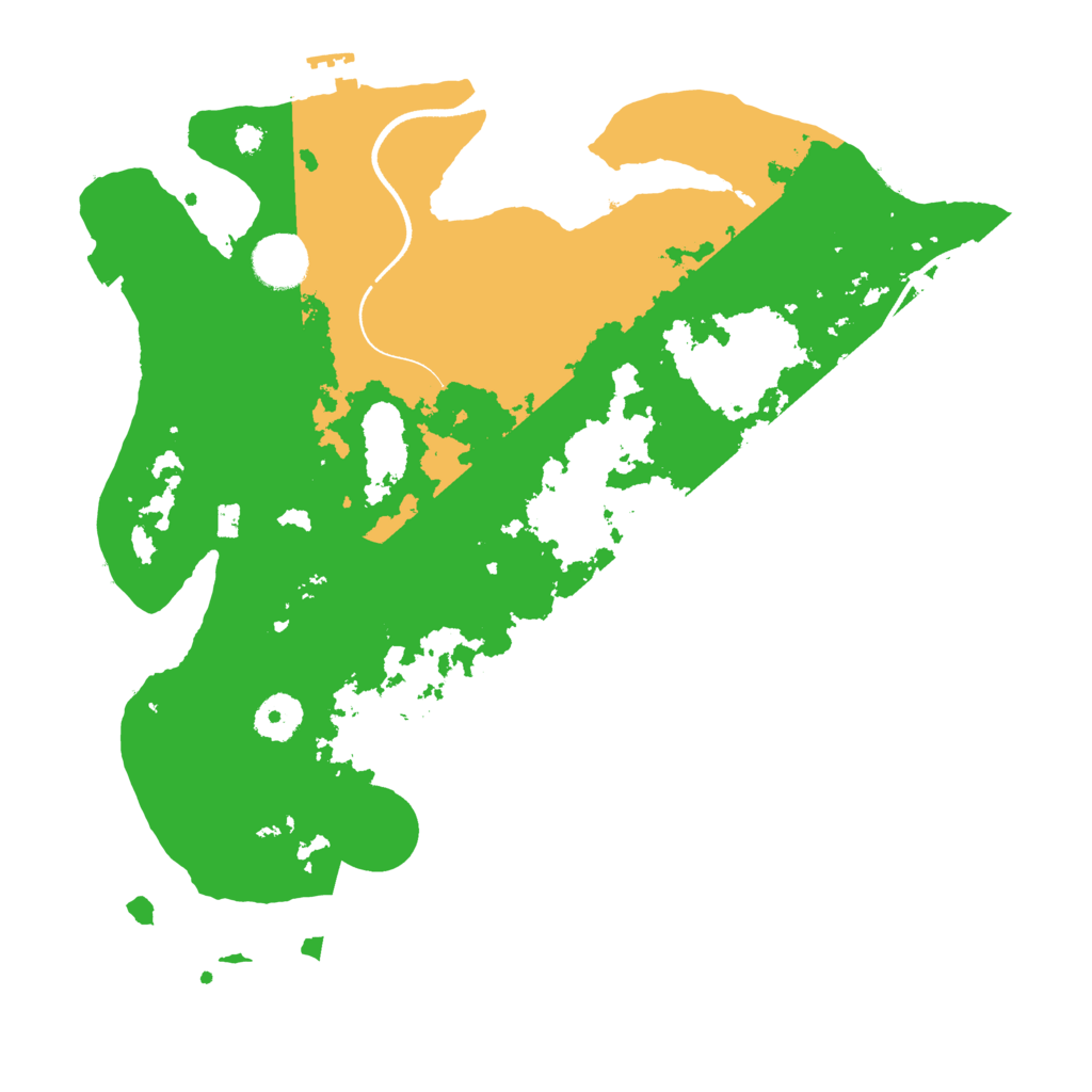 Biome Rust Map: Procedural Map, Size: 3500, Seed: 83698063