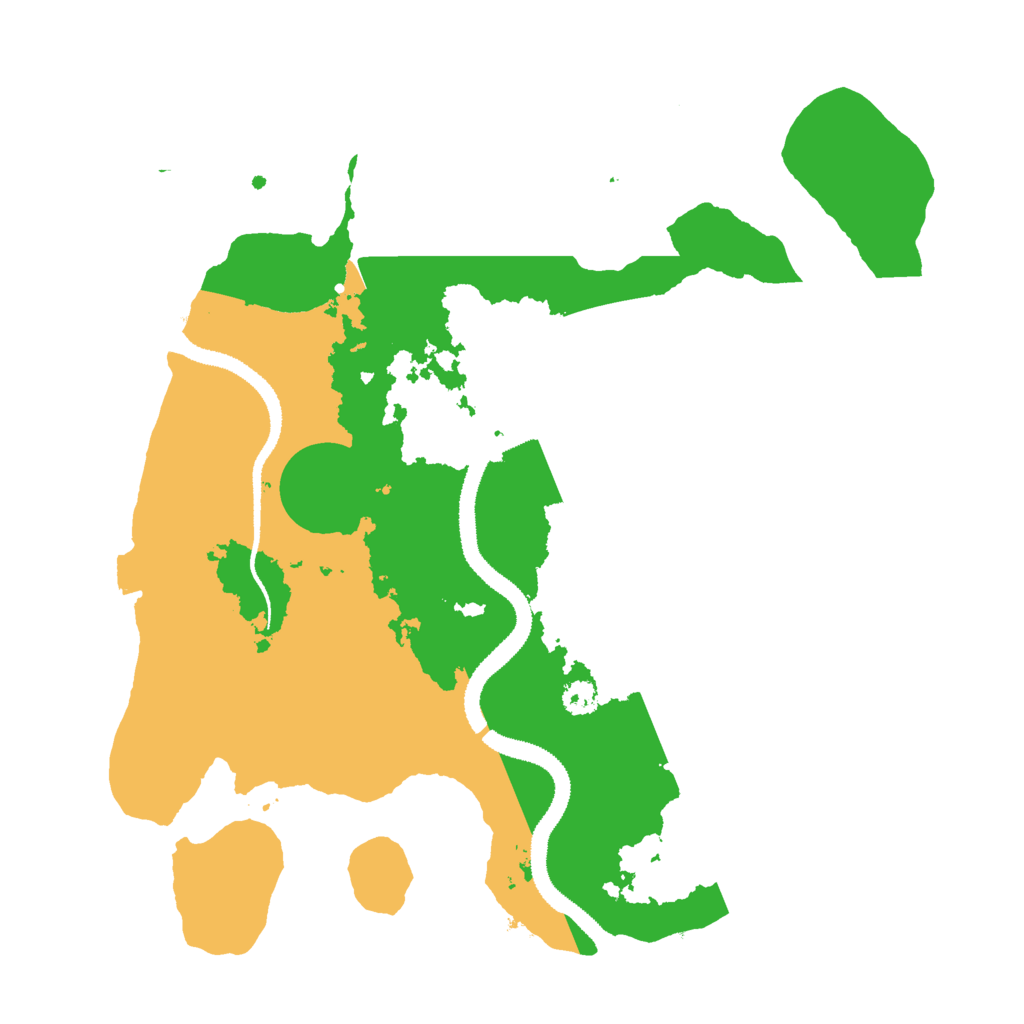 Biome Rust Map: Procedural Map, Size: 3000, Seed: 78586814