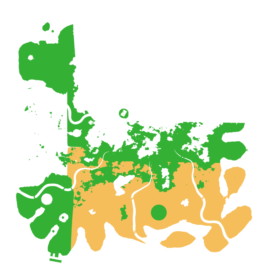 Biome Rust Map: Procedural Map, Size: 4500, Seed: 28361