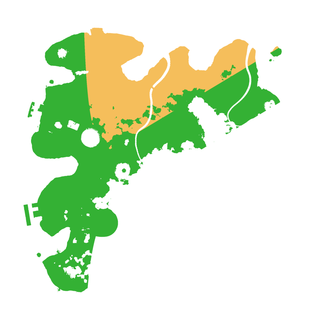 Biome Rust Map: Procedural Map, Size: 3000, Seed: 37302