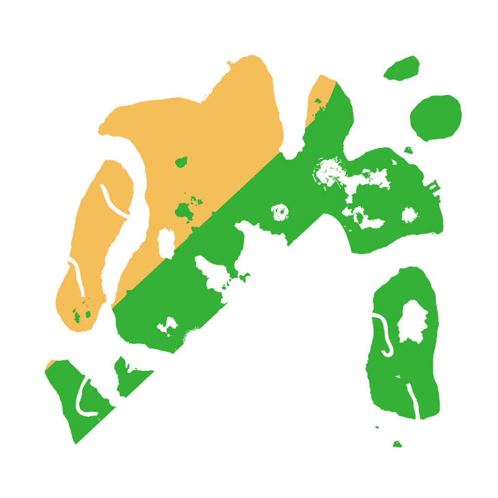 Biome Rust Map: Procedural Map, Size: 3000, Seed: 1498600616