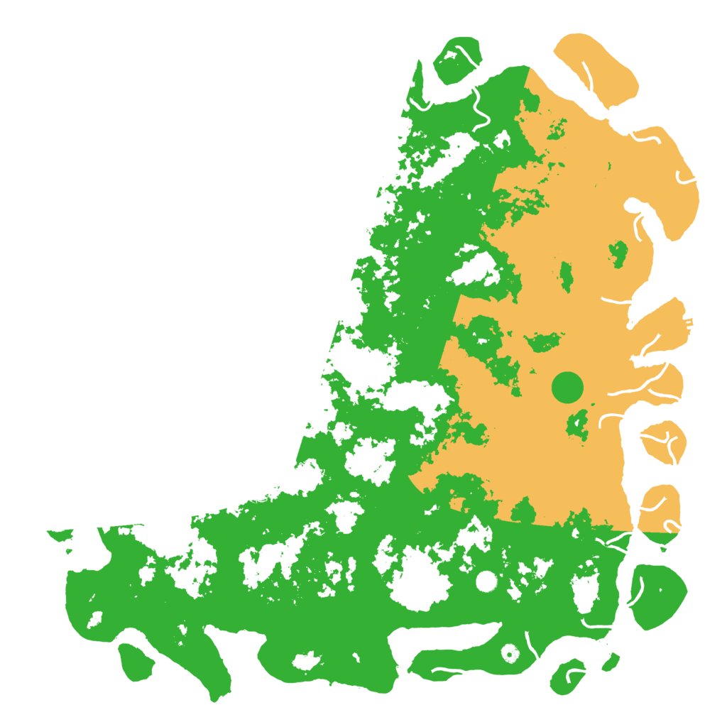 Biome Rust Map: Procedural Map, Size: 6000, Seed: 1337563942