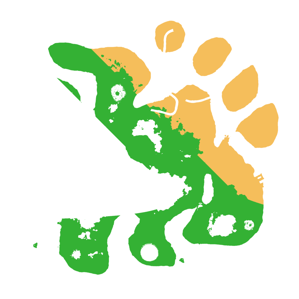 Biome Rust Map: Procedural Map, Size: 3000, Seed: 599332535