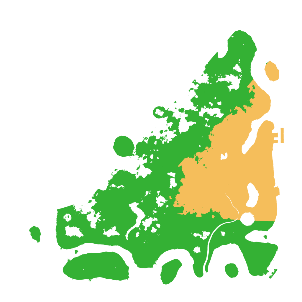 Biome Rust Map: Procedural Map, Size: 4000, Seed: 105270806
