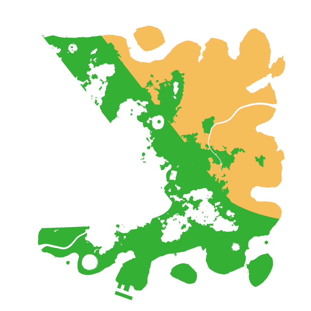 Biome Rust Map: Procedural Map, Size: 3500, Seed: 1621493982