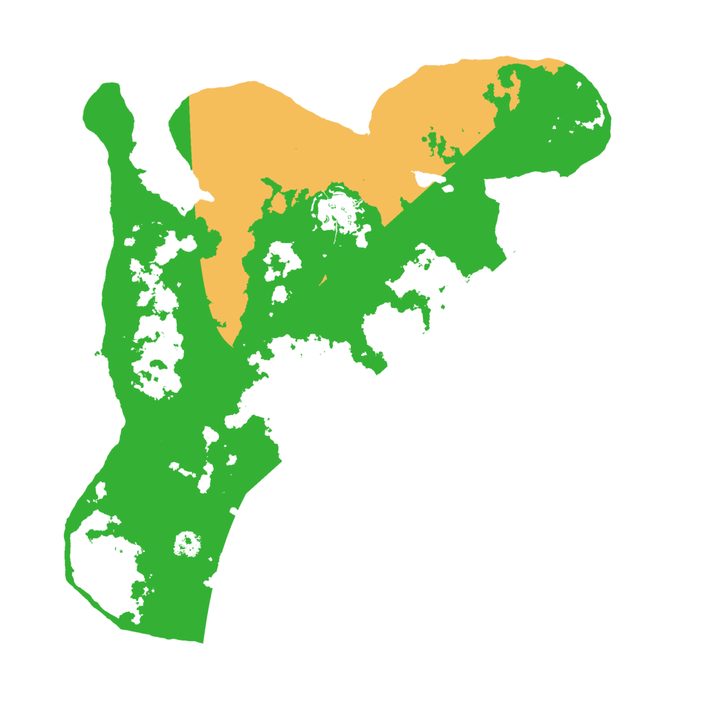 Biome Rust Map: Procedural Map, Size: 2700, Seed: 111