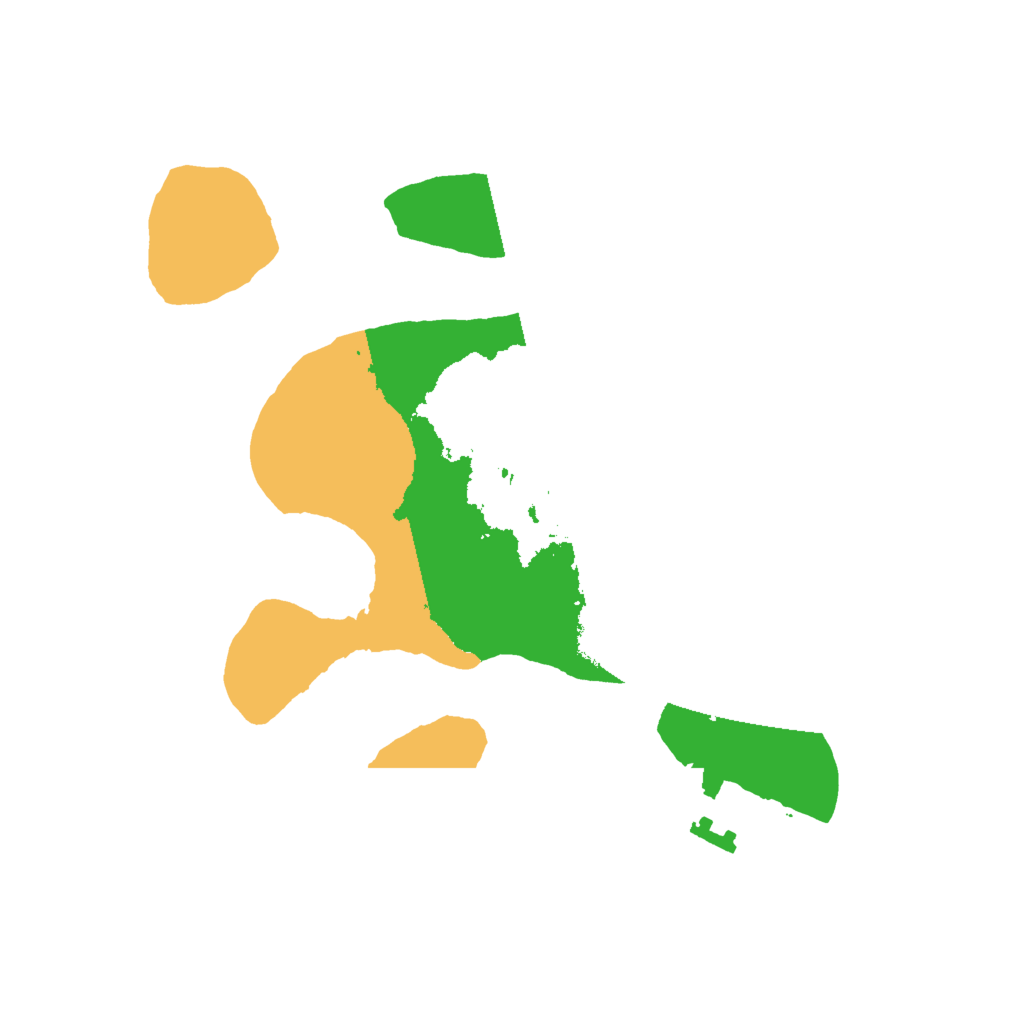 Biome Rust Map: Procedural Map, Size: 2000, Seed: 474286444