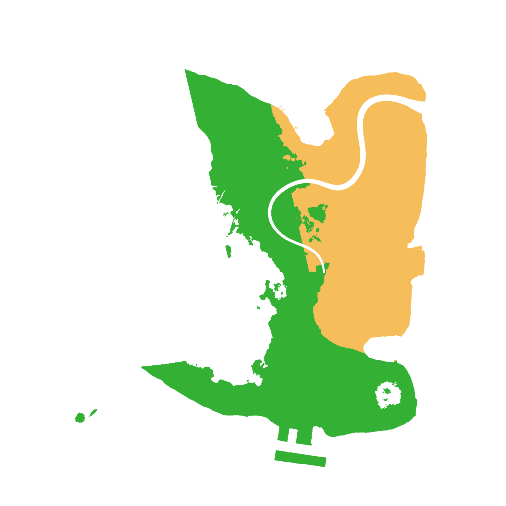 Biome Rust Map: Procedural Map, Size: 2000, Seed: 749561986