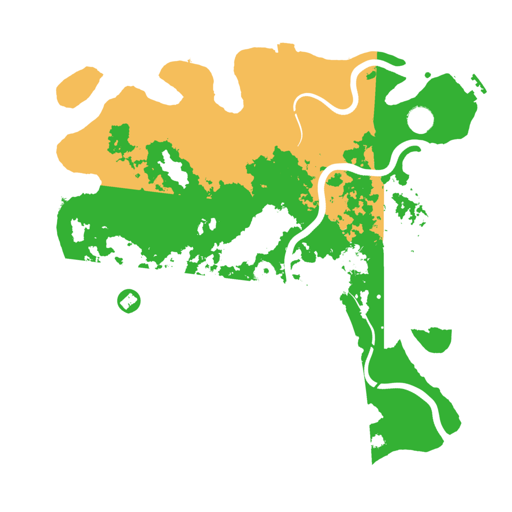 Biome Rust Map: Procedural Map, Size: 3500, Seed: 132606464