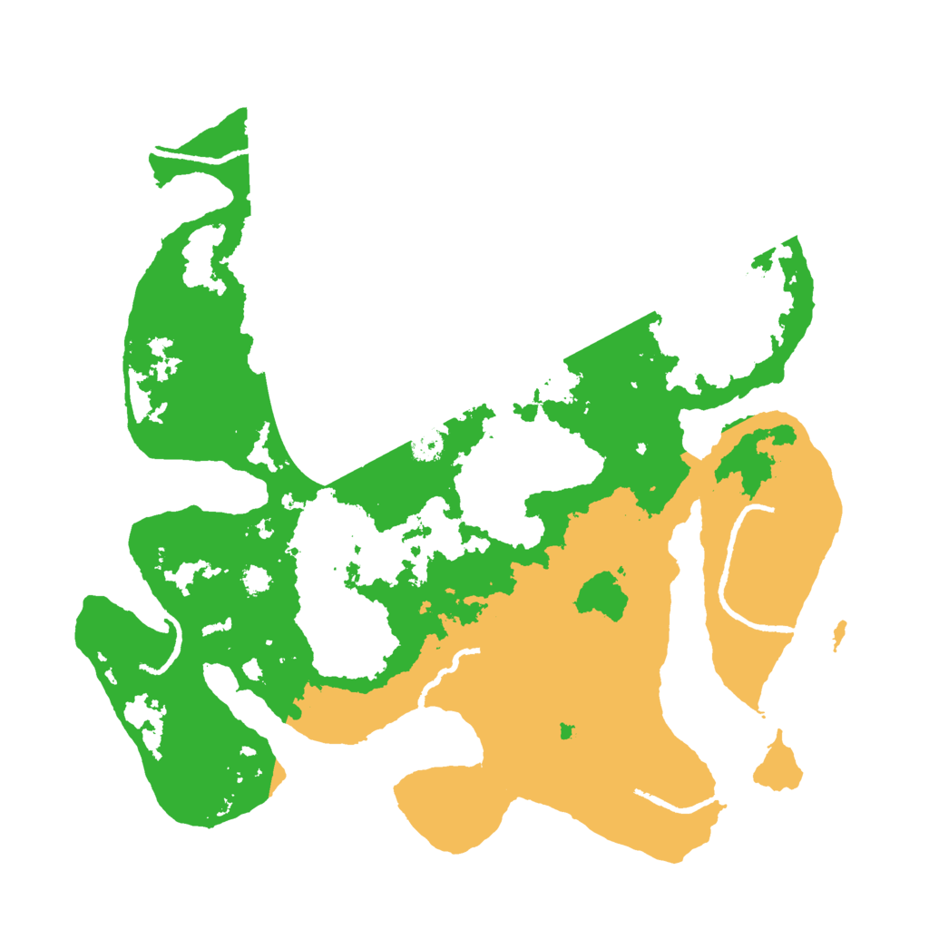 Biome Rust Map: Procedural Map, Size: 3000, Seed: 223804251