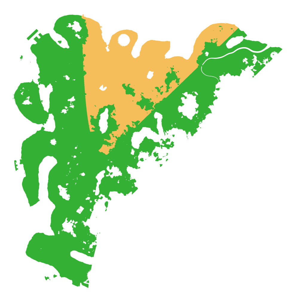 Biome Rust Map: Procedural Map, Size: 4500, Seed: 1530617152