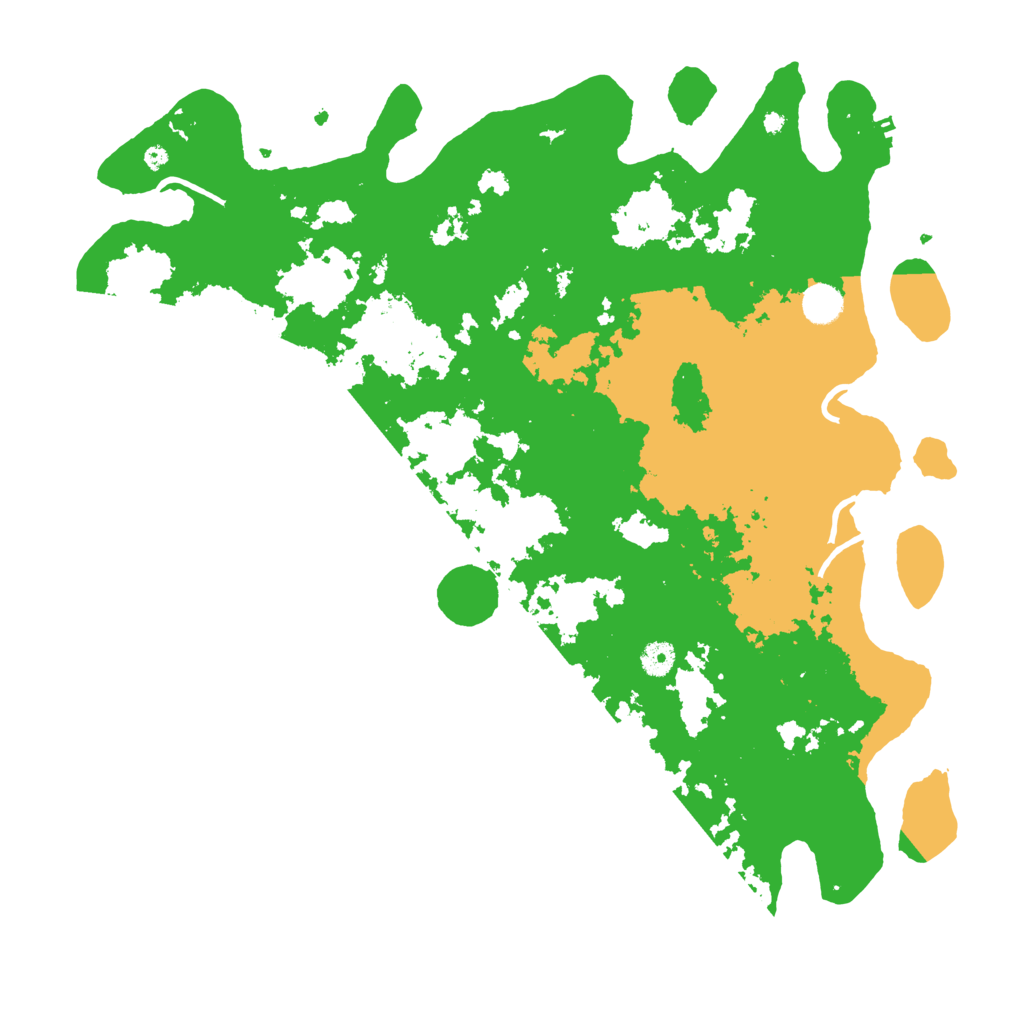 Biome Rust Map: Procedural Map, Size: 4500, Seed: 30705