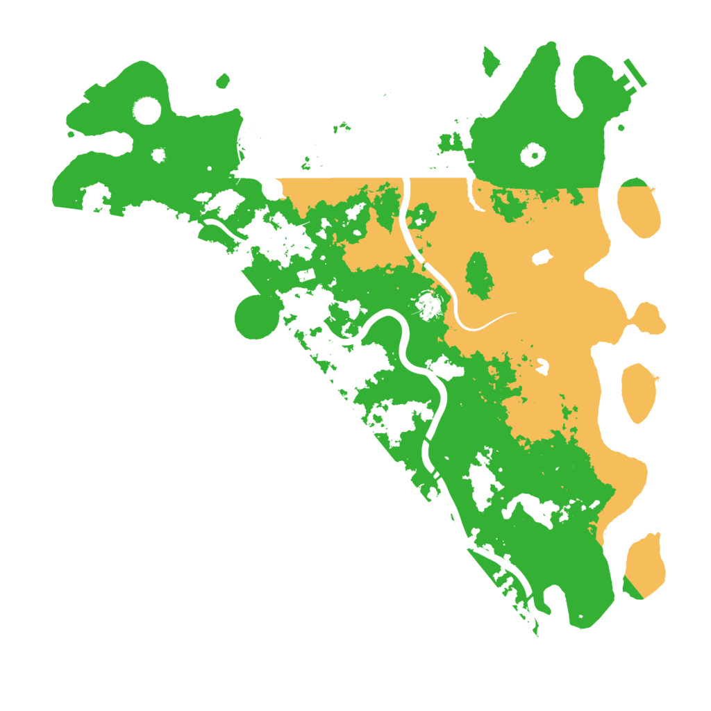 Biome Rust Map: Procedural Map, Size: 4500, Seed: 30705