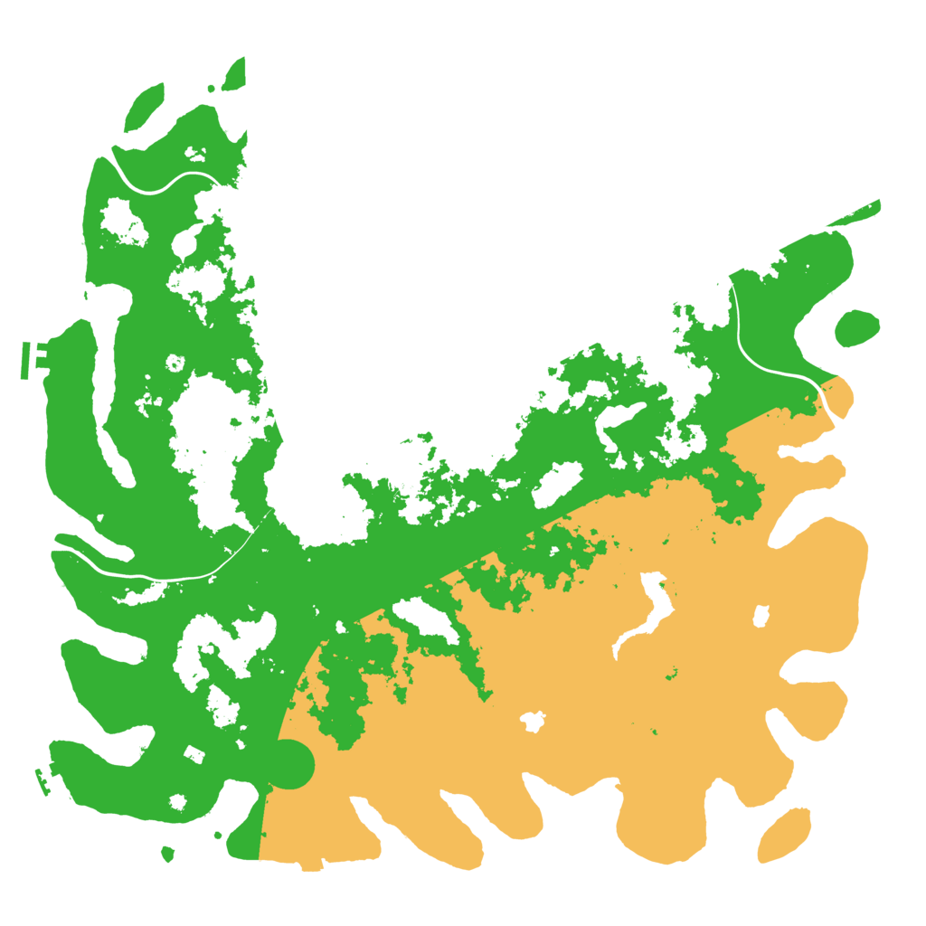 Biome Rust Map: Procedural Map, Size: 5000, Seed: 254