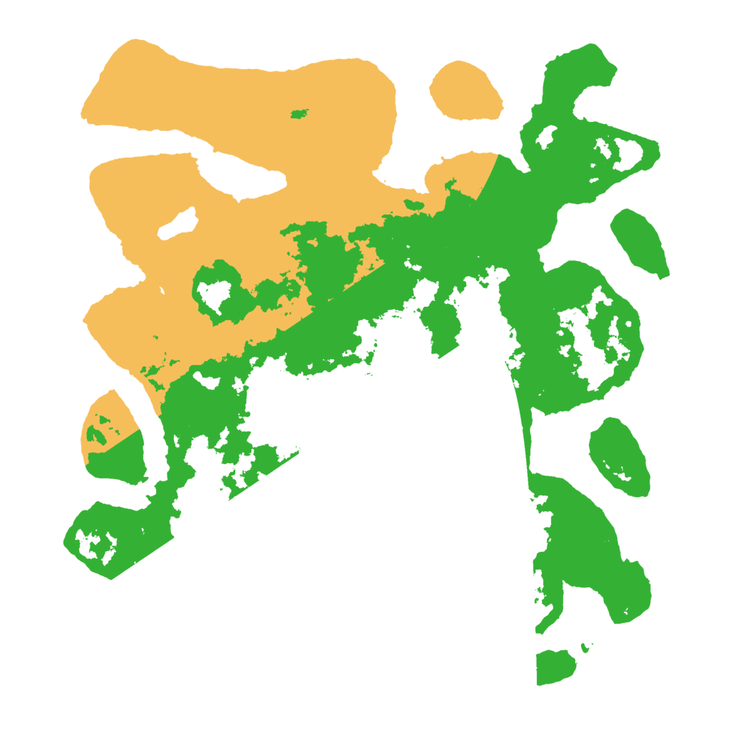 Biome Rust Map: Barren, Size: 3400, Seed: 13524928