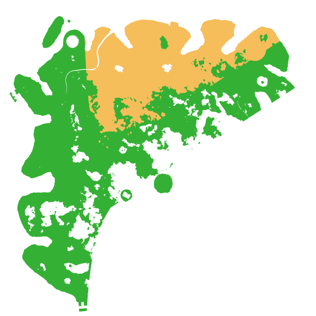 Biome Rust Map: Procedural Map, Size: 4500, Seed: 1602708209