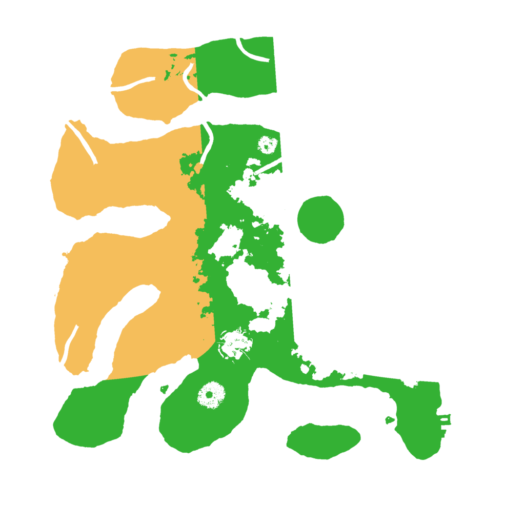 Biome Rust Map: Procedural Map, Size: 3000, Seed: 3948567