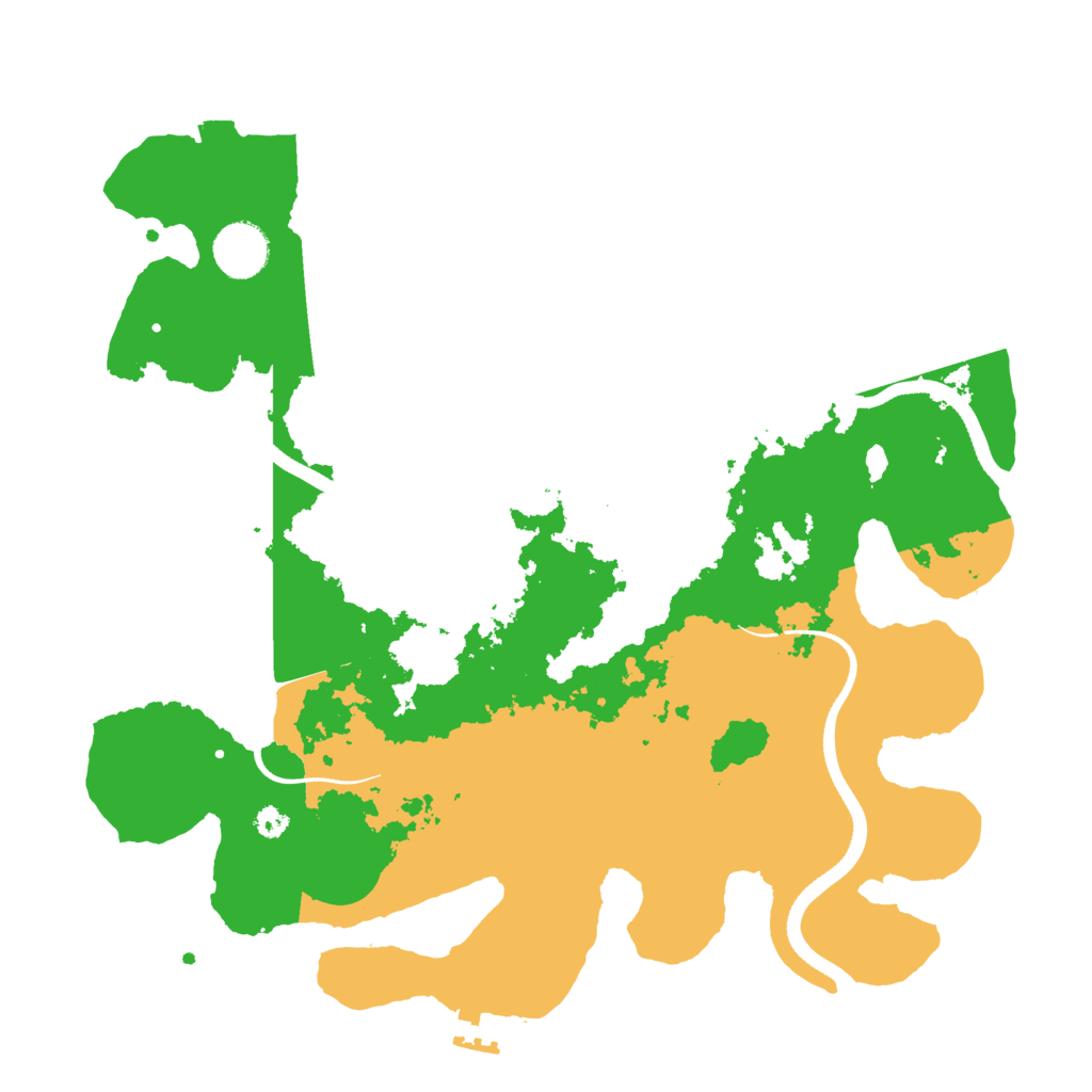 Biome Rust Map: Procedural Map, Size: 3500, Seed: 22234666